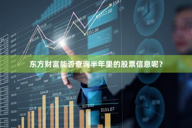 东方财富能否查询半年里的股票信息呢？