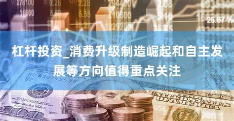 杠杆投资_消费升级制造崛起和自主发展等方向值得重点关注