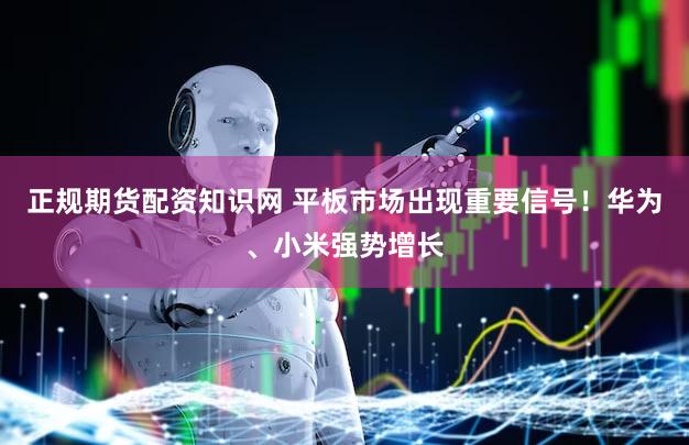 正规期货配资知识网 平板市场出现重要信号！华为、小米强势增长