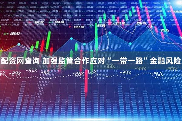 配资网查询 加强监管合作应对“一带一路”金融风险