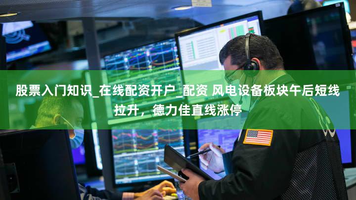 股票入门知识_在线配资开户_配资 风电设备板块午后短线拉升，德力佳直线涨停