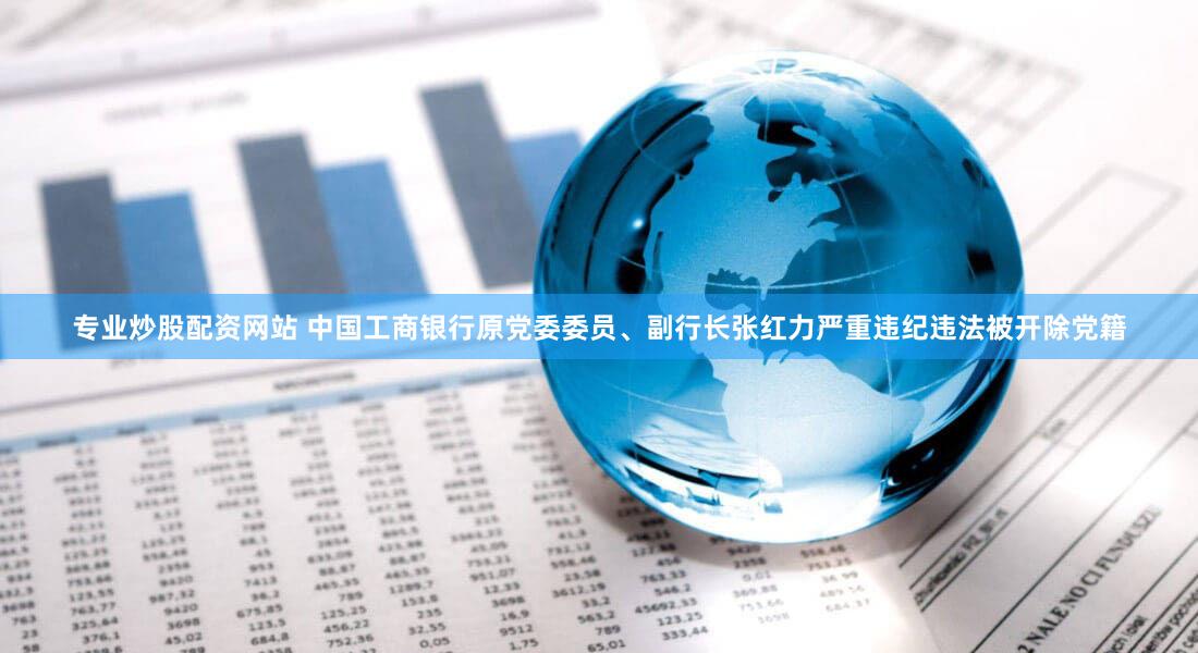 专业炒股配资网站 中国工商银行原党委委员、副行长张红力严重违纪违法被开除党籍